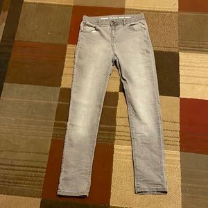 Boys Children place size 14 grey super skinny jeans